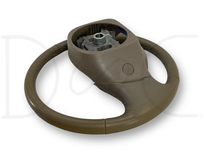 02-04 Ford F250 F350 Steering Wheel W/ Cruise Control Tan OEM *Blem*