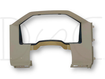 08-10 Ford F250 F350 Super Duty Dash Bezel Gauge Cluster Trim Panel Stone *Blem*