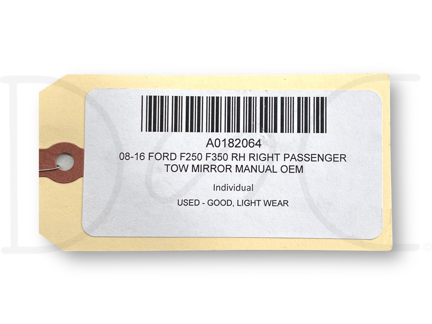 08-16 Ford F250 F350 RH Right Passenger Tow Mirror Manual OEM