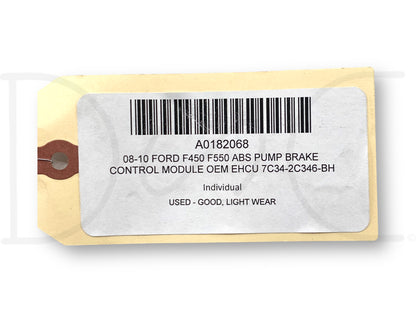 08-10 Ford F450 F550 ABS Pump Brake Control Module OEM EHCU 7C34-2C346-Bh