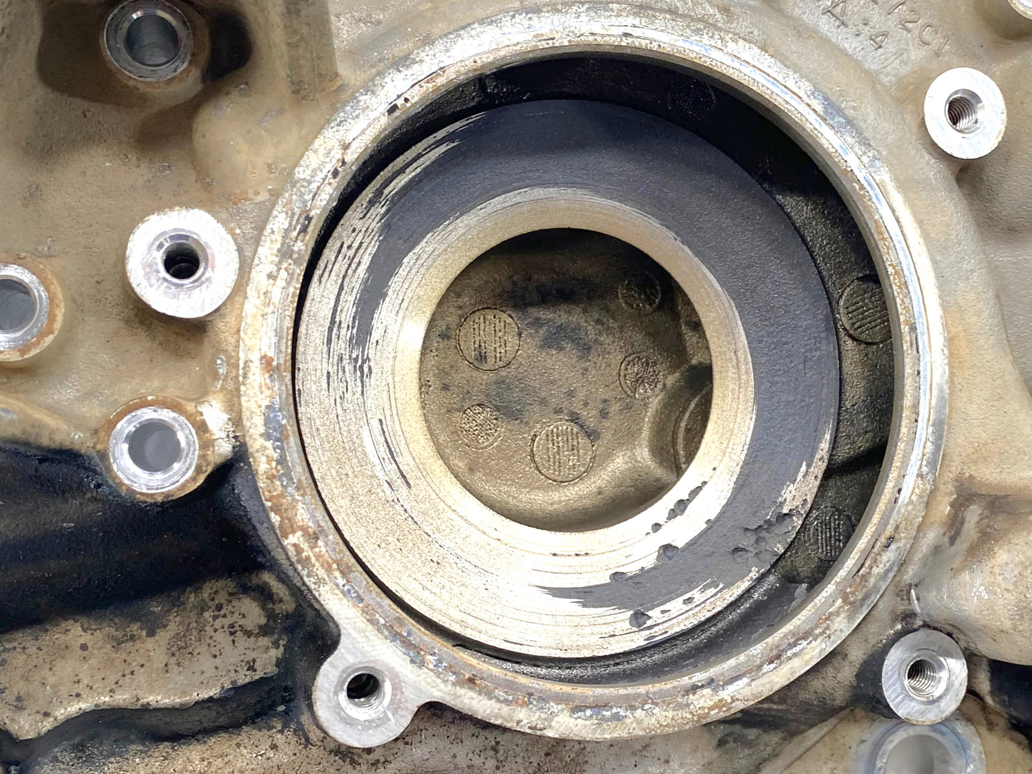 08-10 Ford F250 F350 6.4 6.4L Diesel Front Timing Cover Housing OE 1848172C1