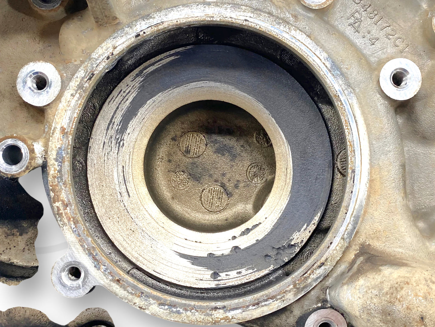 08-10 Ford F250 F350 6.4 6.4L Diesel Front Timing Cover Housing OE 1848172C1