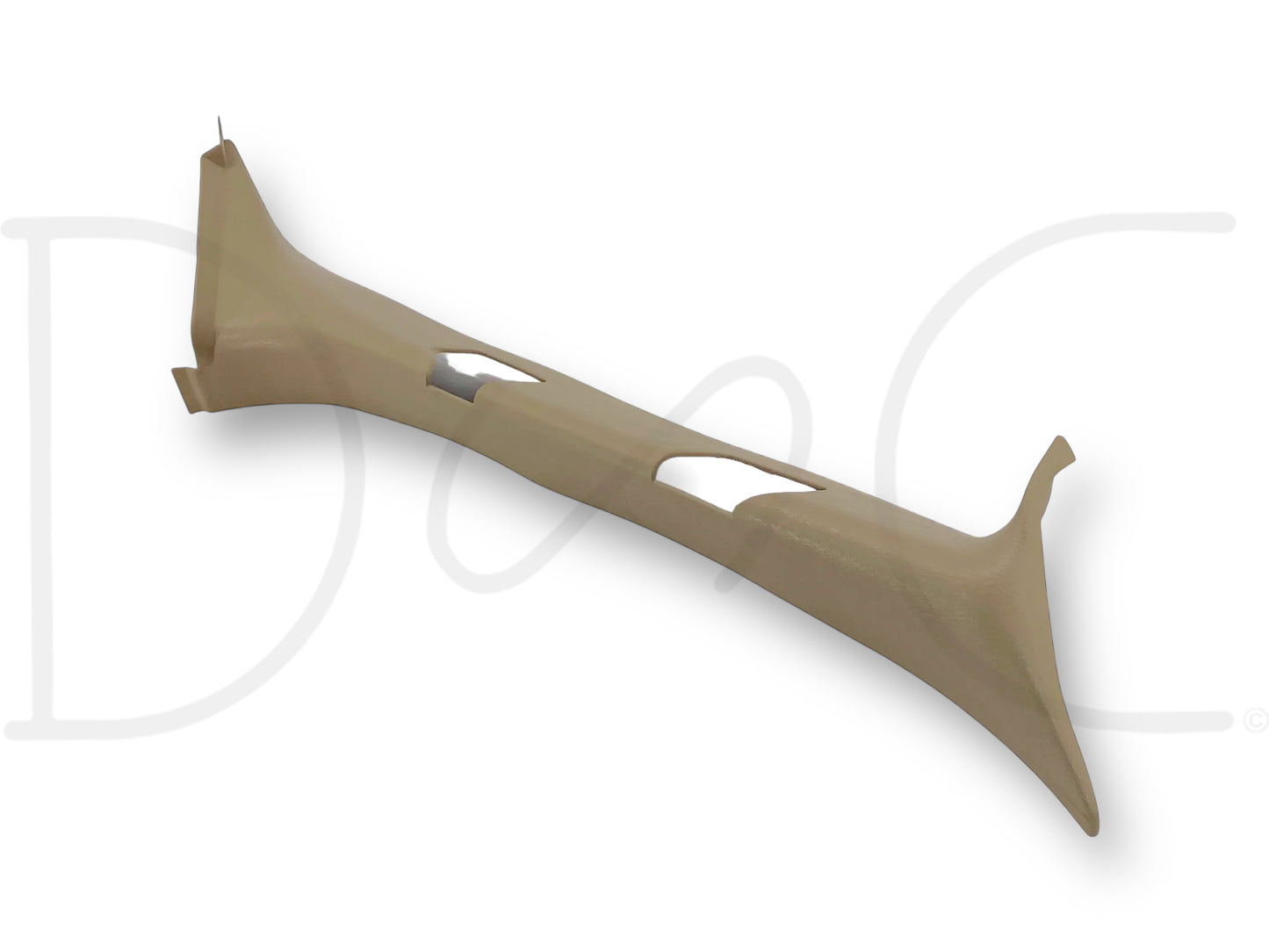 99-02 Ford F250 F350 RH Right Passenger A Pillar Trim Panel Tan