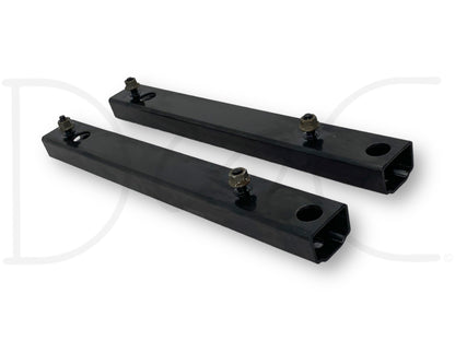 99-10 Ford F250 F350 Rear Bench Seat Base Mount Bracket Rail Set OE Spacers