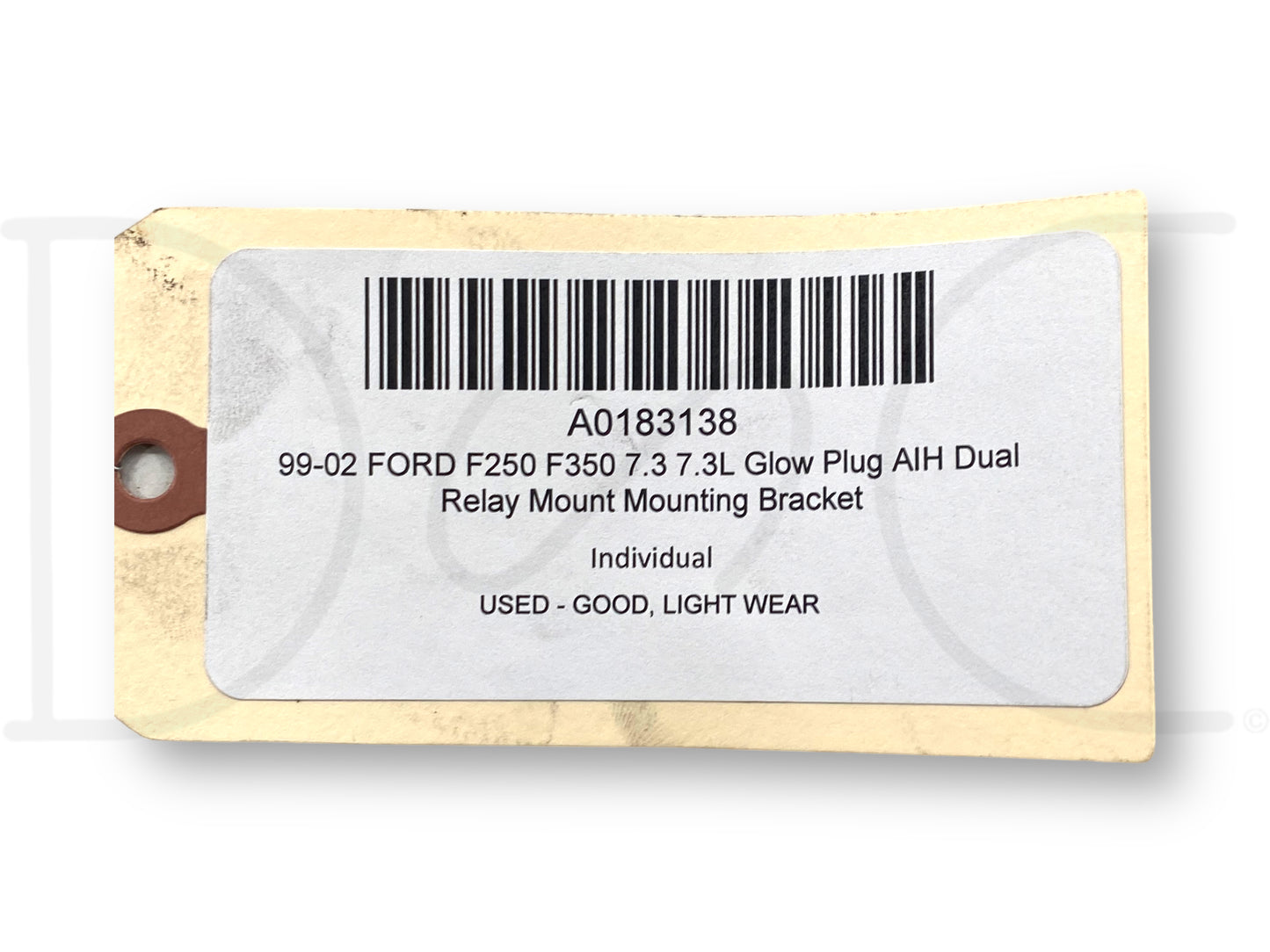 99-02 Ford F250 F350 7.3 7.3L Glow Plug AIH Dual Relay Mount Mounting Bracket