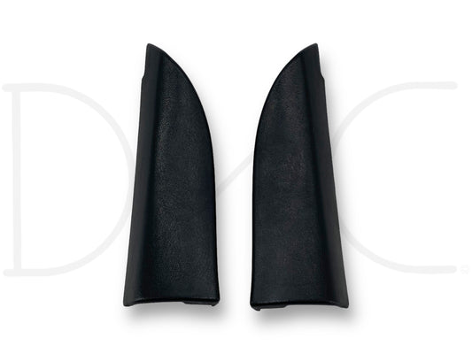 99-07 Ford F250 F350 LH RH Left Right Door Sail Trim Panel Covers Set Black OE