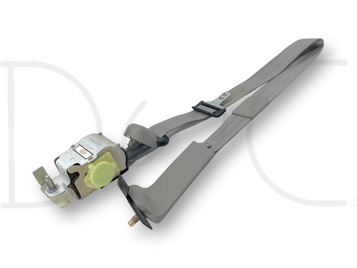 05-07 Ford F250 F350 Crew Cab RH Right Passenger Rear Seat Belt Seatbelt Gray OE