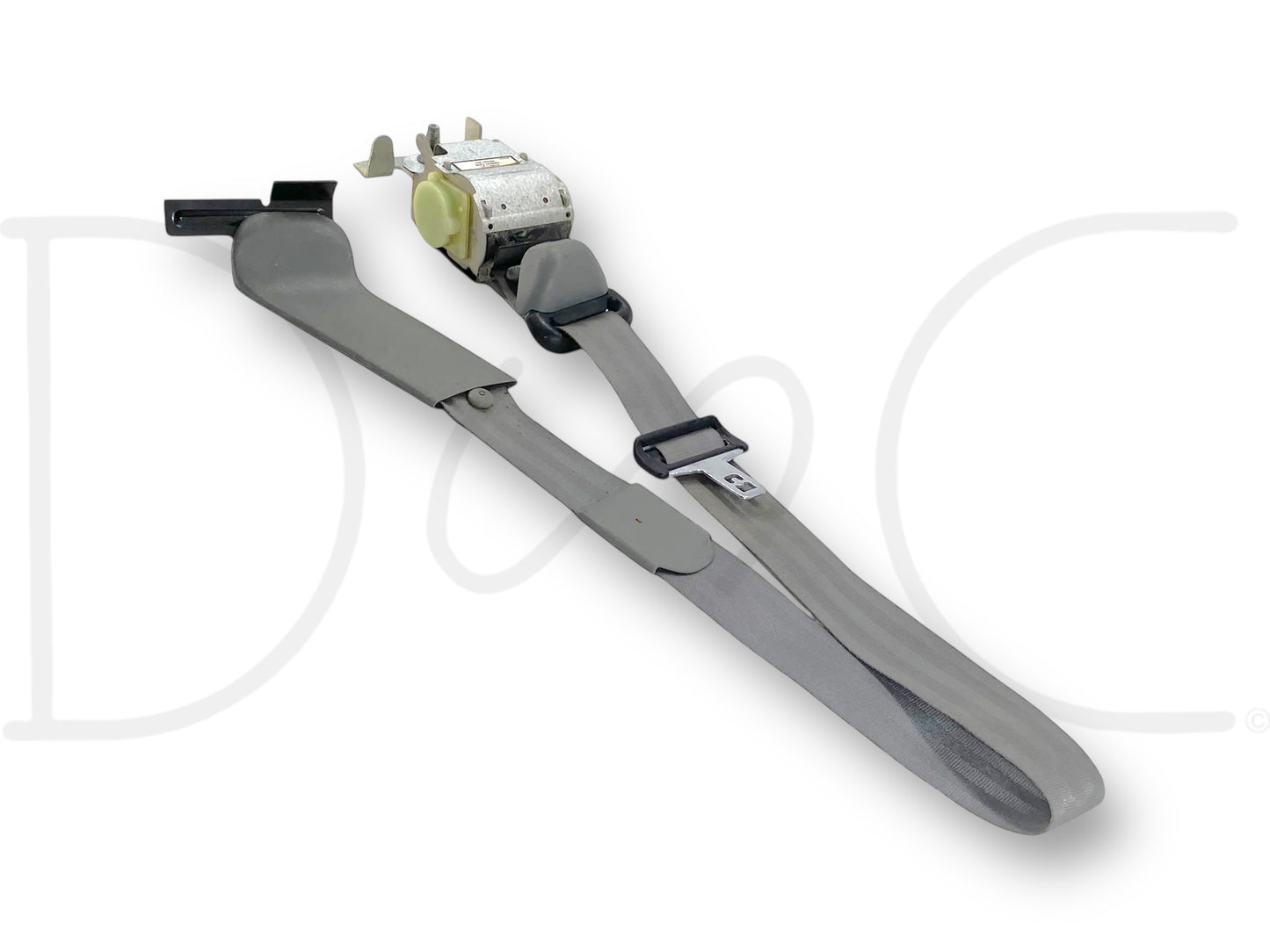 05-07 Ford F250 F350 Crew Cab RH Right Passenger Rear Seat Belt Seatbelt Gray OE