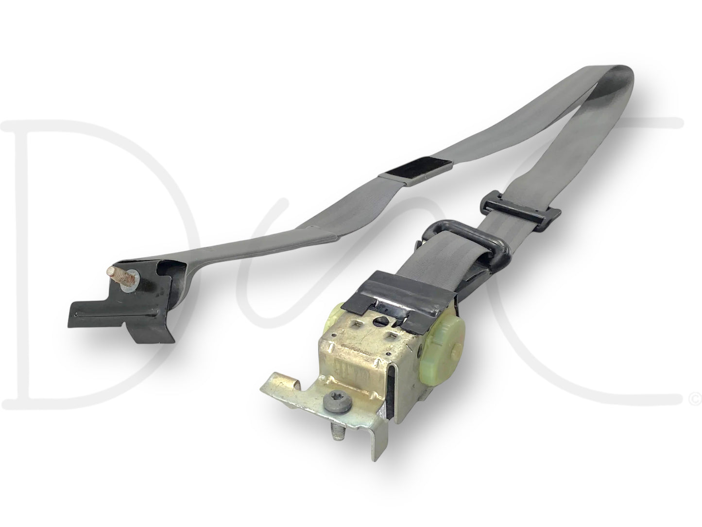 05-07 Ford F250 F350 Crew Cab RH Right Passenger Rear Seat Belt Seatbelt Gray OE