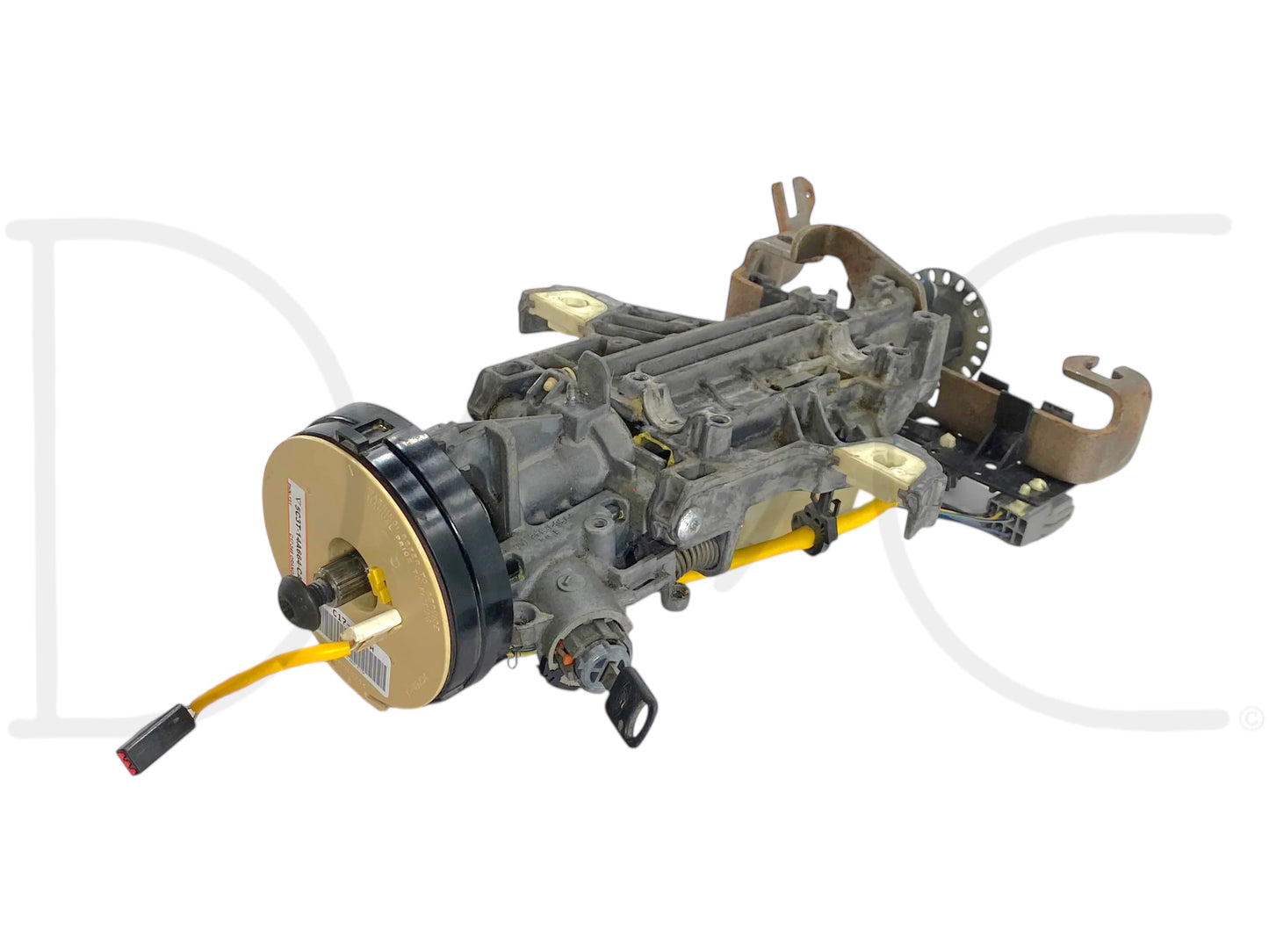 05-07 Ford F250 F350 Tilt Steering Column Auto Trans W/ Key & Clockspring OE