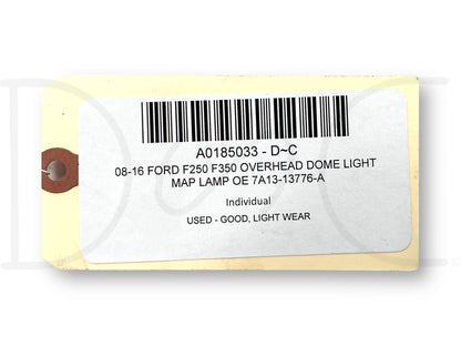 08-16 Ford F250 F350 Overhead Dome Light Map Lamp OE 7A13-13776-A