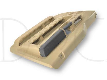 08-10 Ford F250 F350 Lariat RH Right Passenger Front Door Panel Camel Tan OE