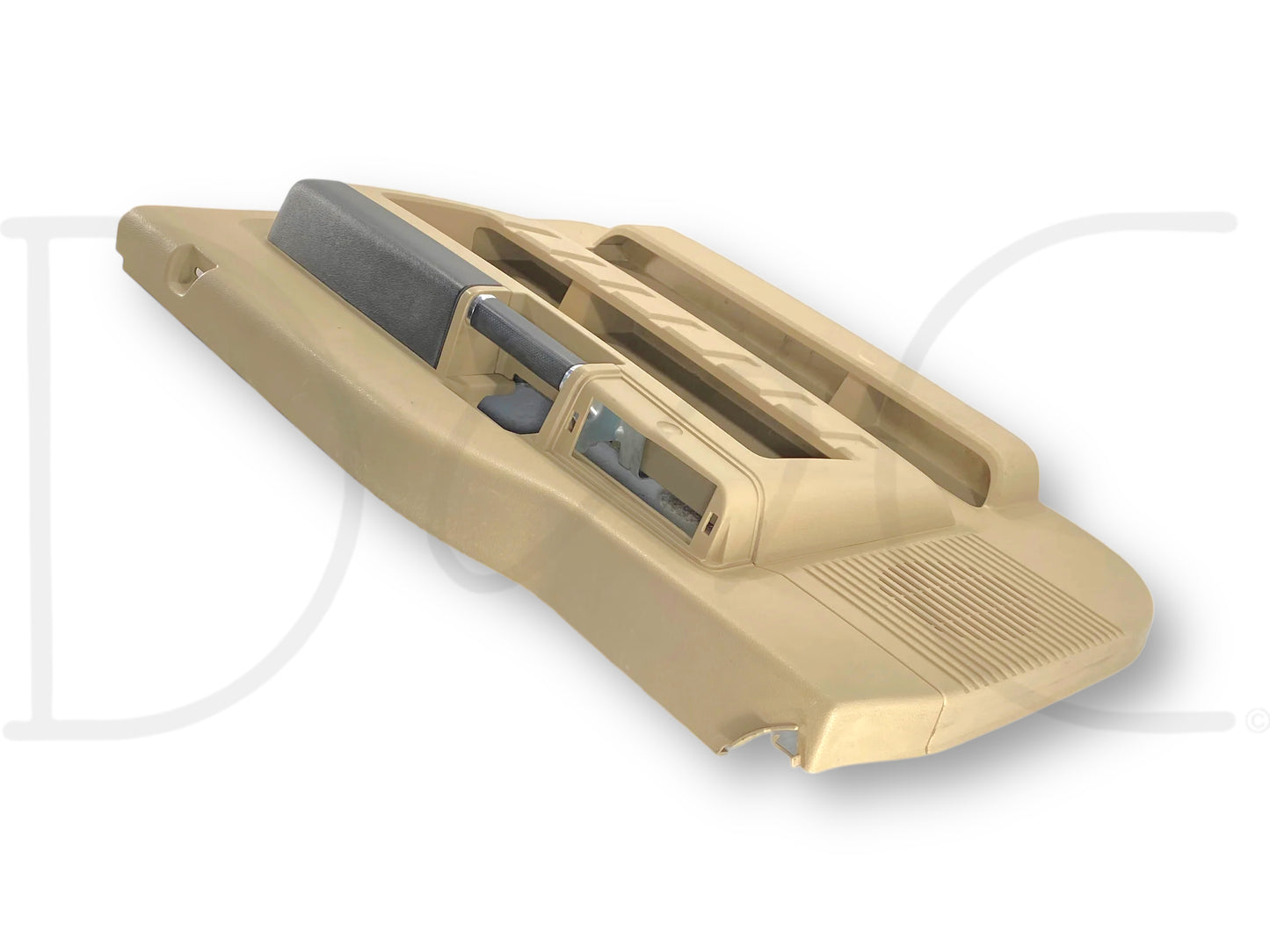 08-10 Ford F250 F350 Lariat RH Right Passenger Front Door Panel Camel Tan OE