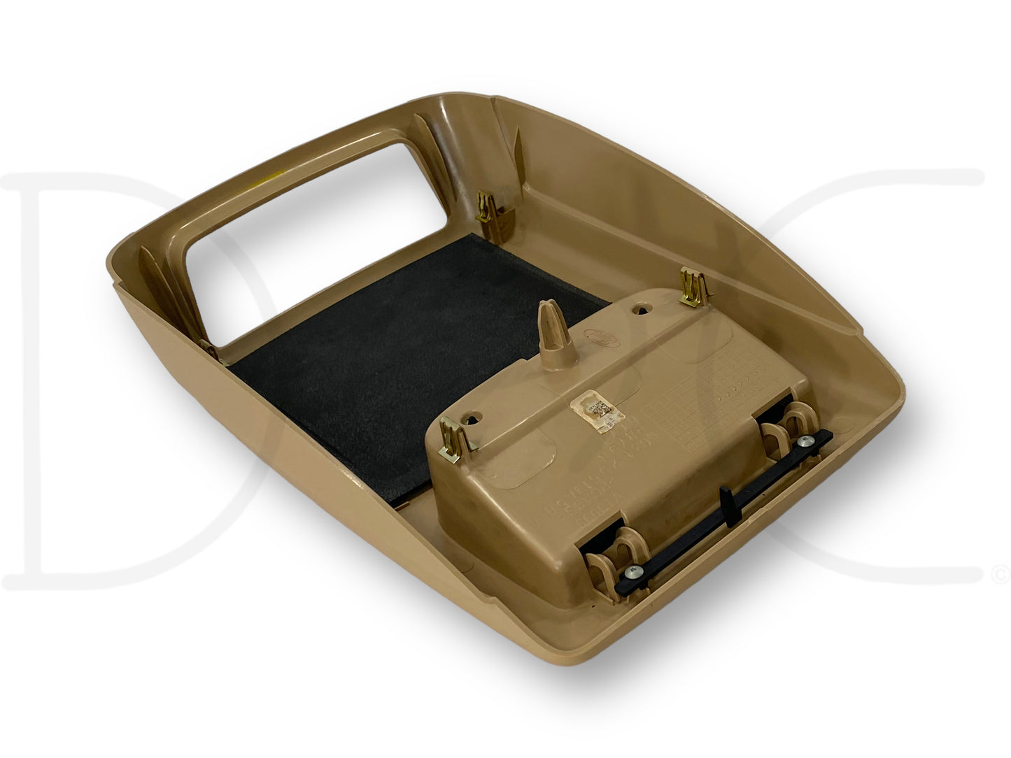 08-10 Ford F250 F350 Overhead Console Shell Cover Camel Tan *Blem*