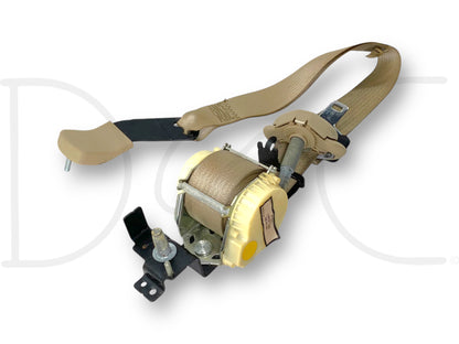 08-10 Ford F250 F350 LH Left Driver Rear Seat Belt Seatbelt Camel Tan OE