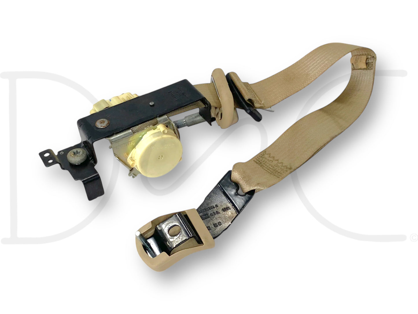 08-10 Ford F250 F350 LH Left Driver Rear Seat Belt Seatbelt Camel Tan OE