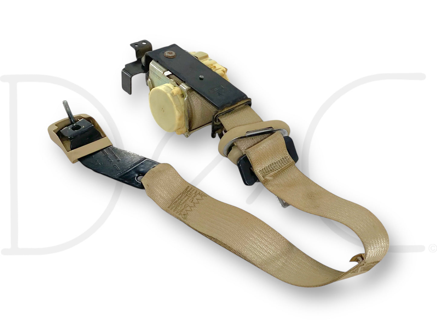 08-10 Ford F250 F350 LH Left Driver Rear Seat Belt Seatbelt Camel Tan OE