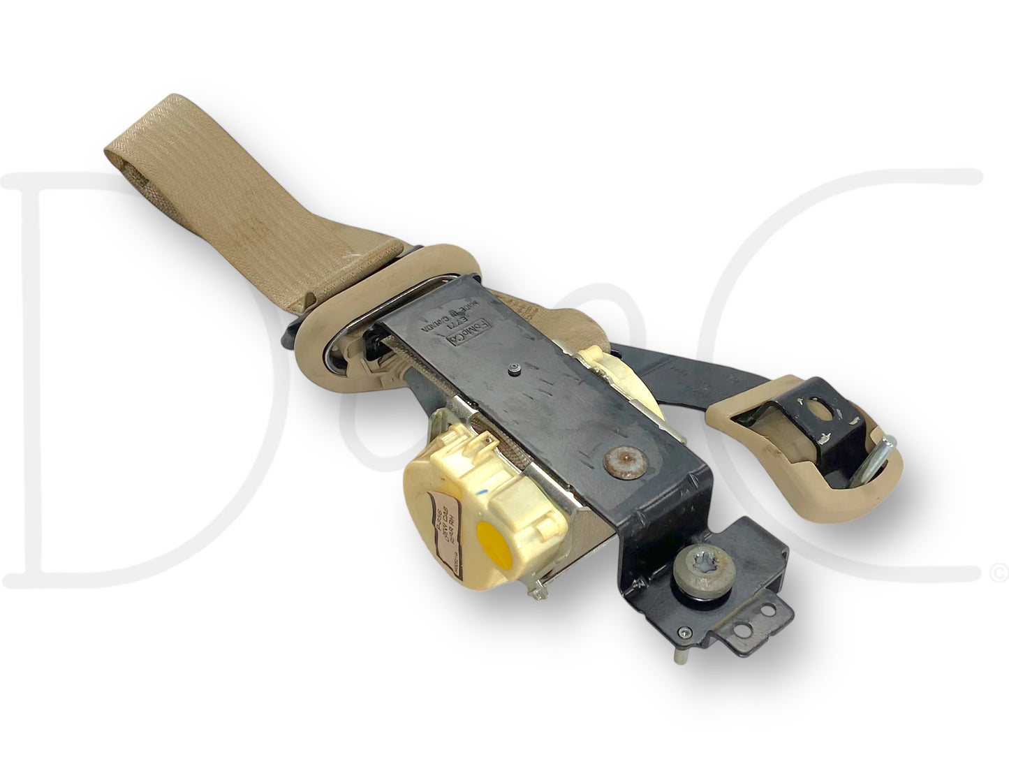 08-10 Ford F250 F350 LH Left Driver Rear Seat Belt Seatbelt Camel Tan OE