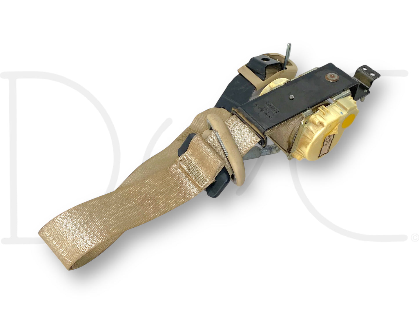 08-10 Ford F250 F350 LH Left Driver Rear Seat Belt Seatbelt Camel Tan OE