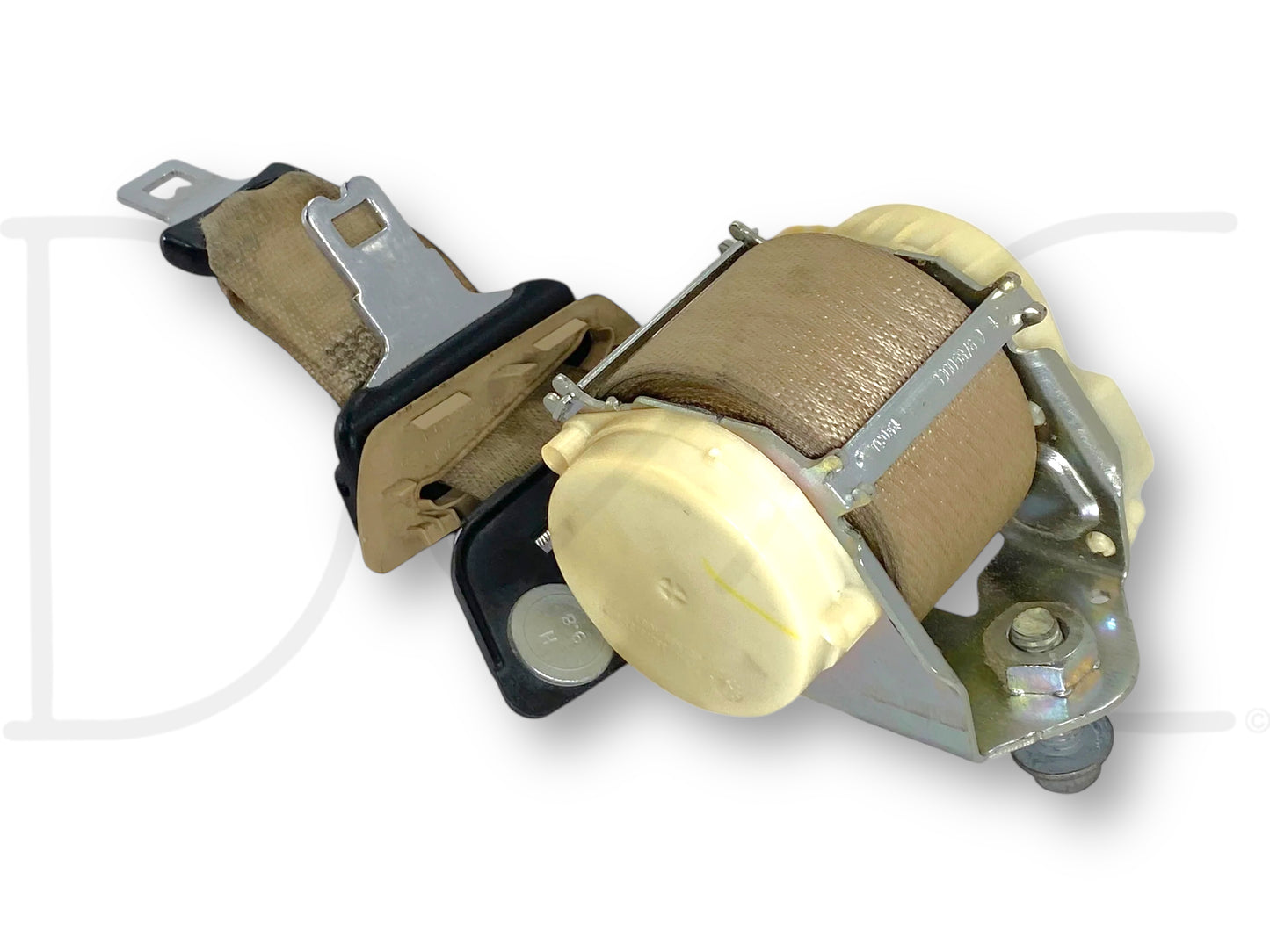 08-10 Ford F250 F350 Middle Center Seat Belt Seatbelt Camel Tan OE