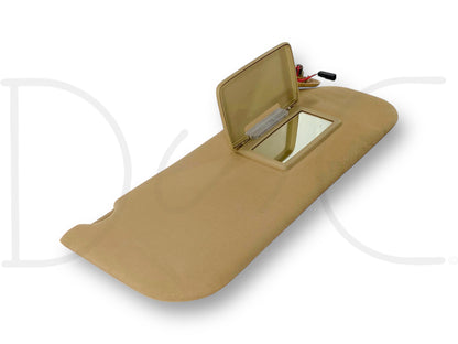 08-10 Ford F250 F350 RH Right Passenger Sun Visor Camel Tan W/ Lighted Mirror