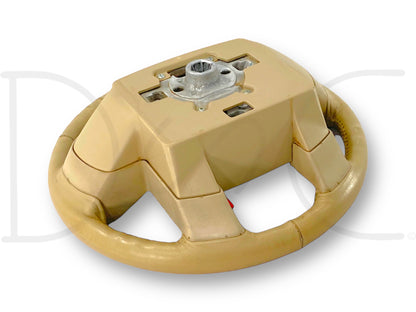 08-10 Ford F250 F350 Steering Wheel Camel Tan Leather Temp Audio Cruise Control