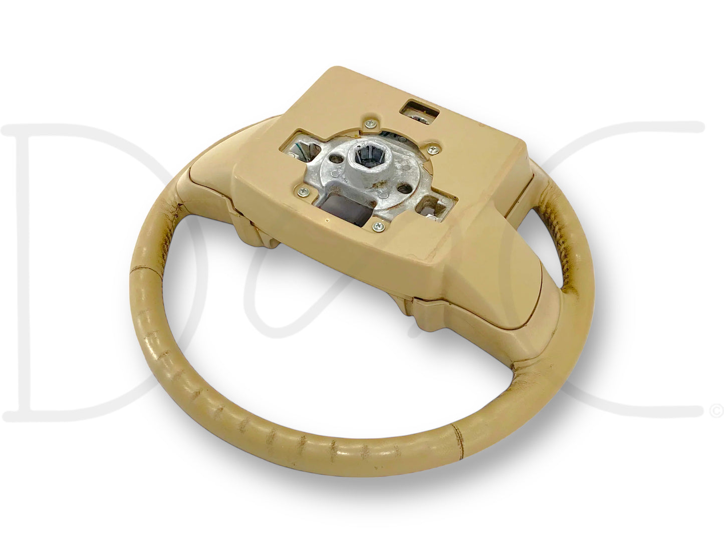 08-10 Ford F250 F350 Steering Wheel Camel Tan Leather Temp Audio Cruise Control