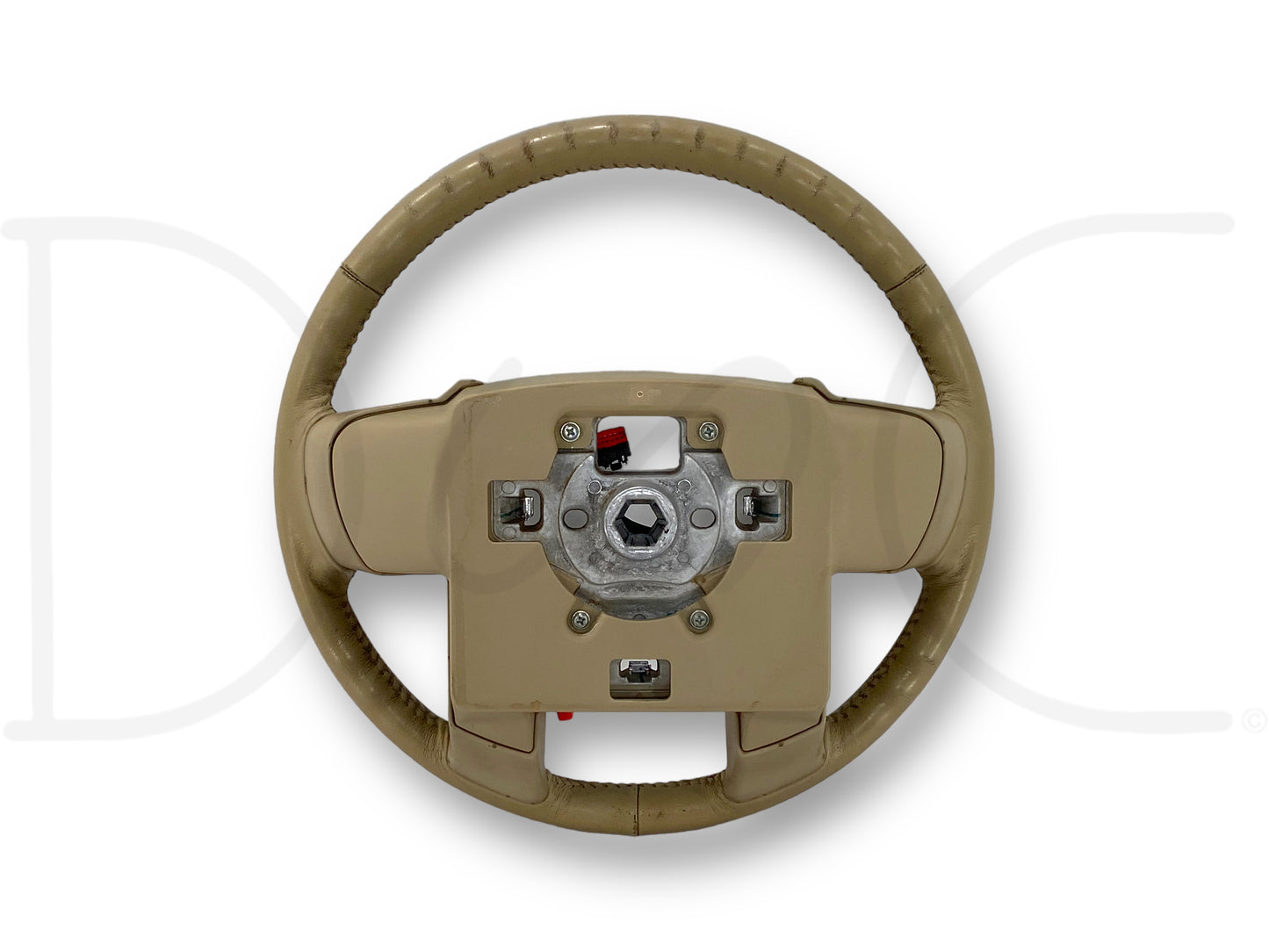 08-10 Ford F250 F350 Steering Wheel Camel Tan Leather Temp Audio Cruise Control