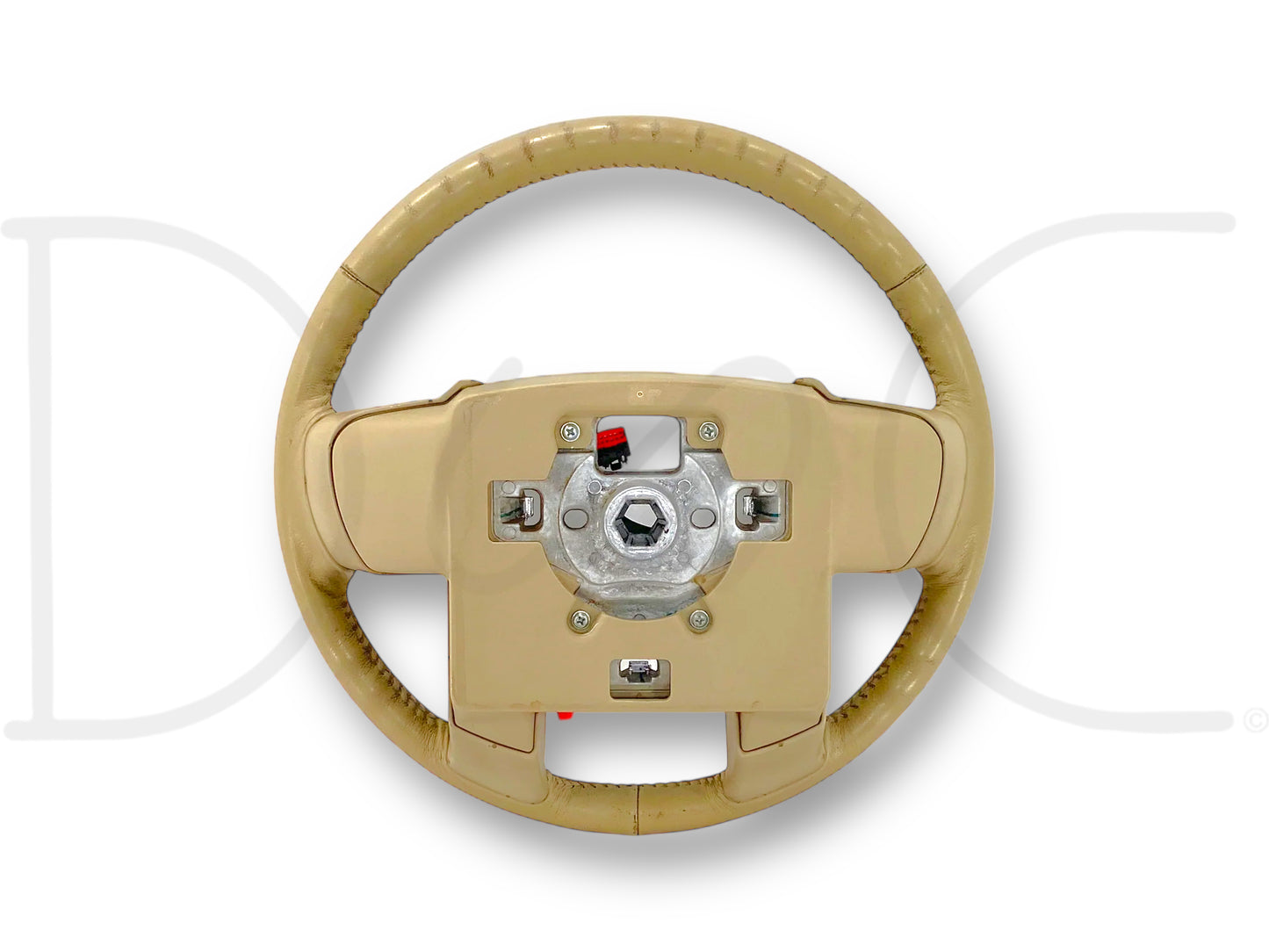 08-10 Ford F250 F350 Steering Wheel Camel Tan Leather Temp Audio Cruise Control