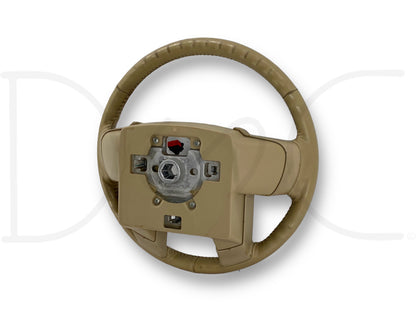 08-10 Ford F250 F350 Steering Wheel Camel Tan Leather Temp Audio Cruise Control