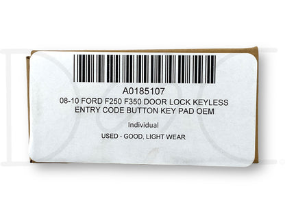 08-10 Ford F250 F350 Door Lock Keyless Entry Code Button Key Pad OEM