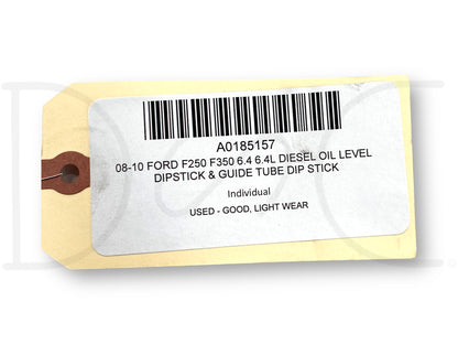 08-10 Ford F250 F350 6.4 6.4L Diesel Oil Level Dipstick & Guide Tube Dip Stick