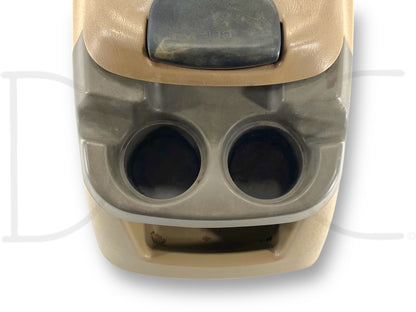 99-07 Ford F250 F350 Super Duty Center Console Floor Storage Tan OE