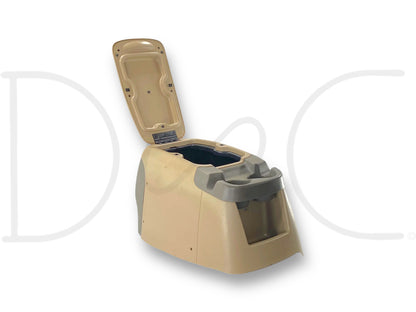 99-07 Ford F250 F350 Super Duty Center Console Floor Storage Tan OE