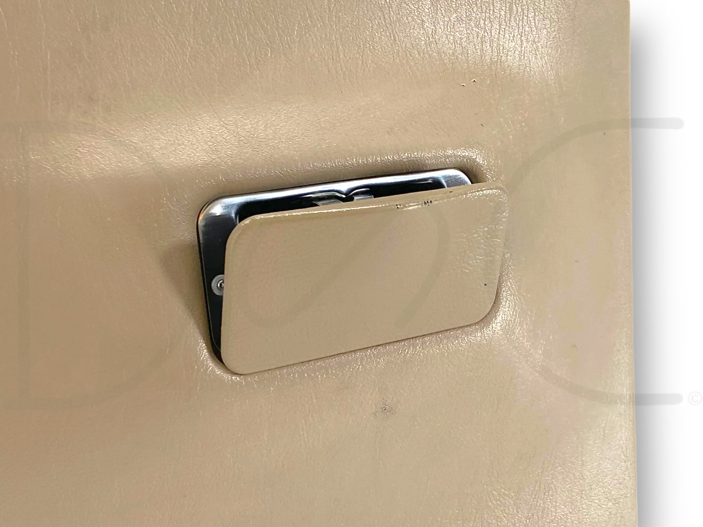 99-04 Ford F250 F350 Lariat LH Left Driver Rear Door Panel Power Tan Wood OE