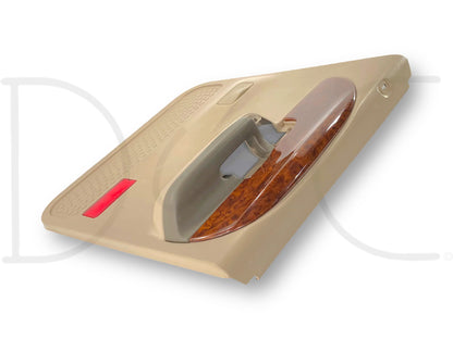 99-04 Ford F250 F350 Lariat RH Right Passenger Rear Door Panel Power Tan Wood OE