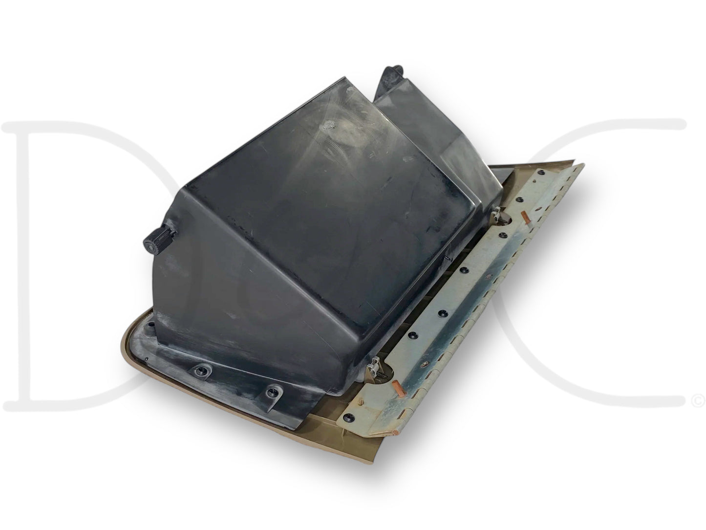 99-02 Ford F250 F350 Dash Glove Box Storage Bin Compartment Tan OE