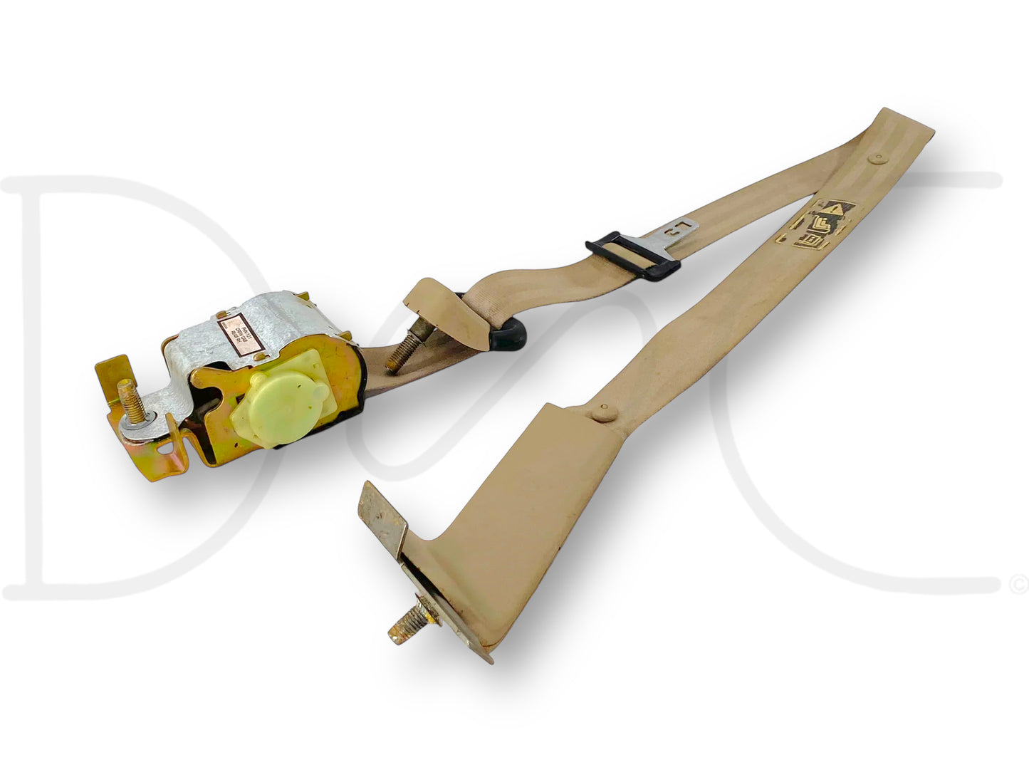 99-04 Ford F250 F350 RH Right Passenger Rear Seat Belt Seatbelt Tan OE