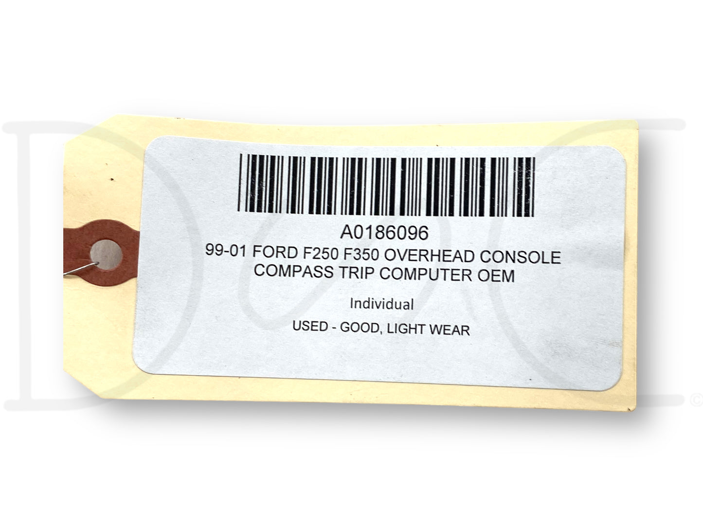 99-01 Ford F250 F350 Overhead Console Compass Trip Computer OEM