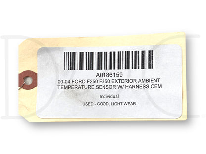 00-04 Ford F250 F350 Exterior Ambient Temperature Sensor W/ Harness OEM