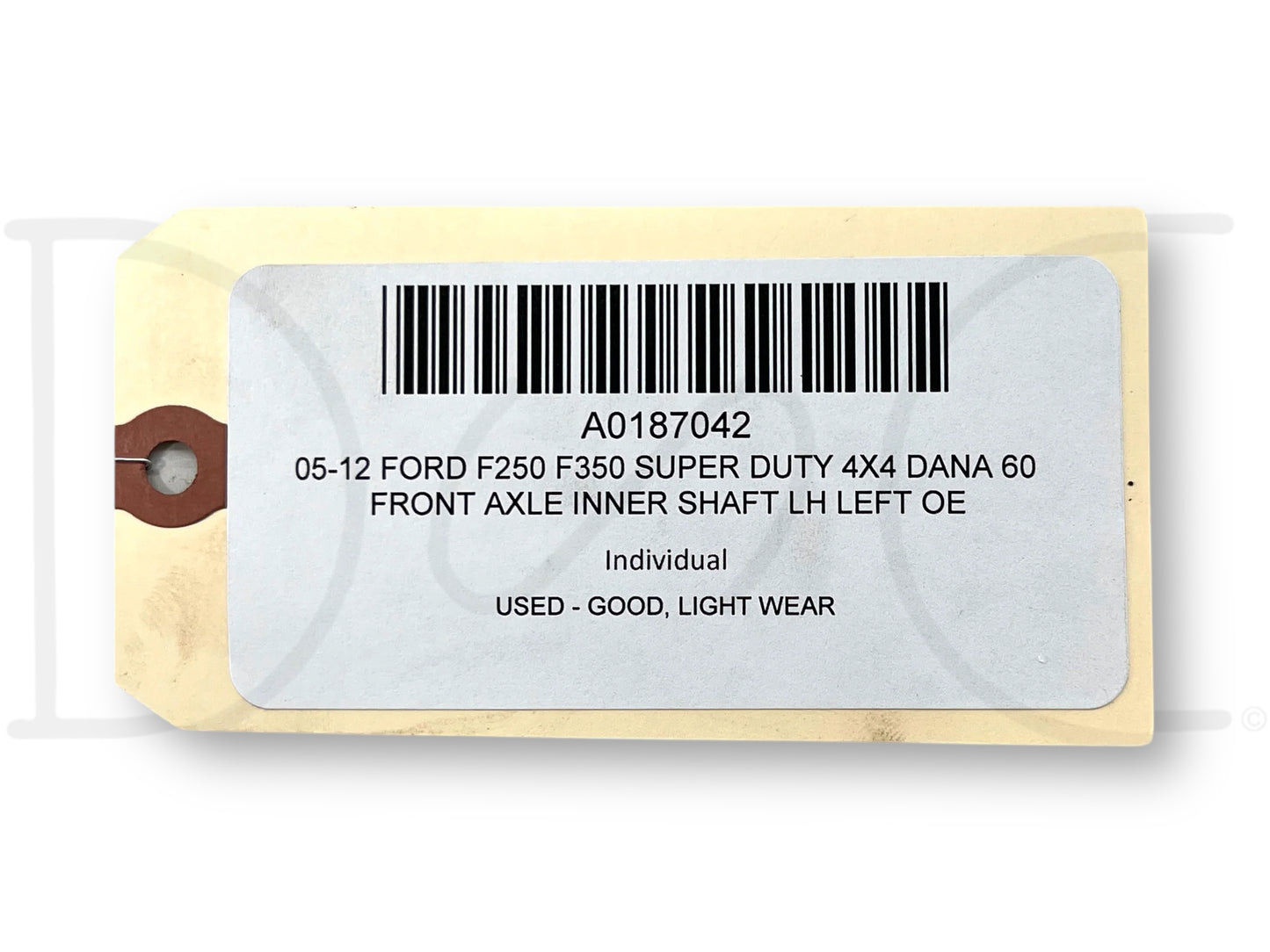 05-12 Ford F250 F350 Super Duty 4X4 DANA 60 Front Axle Inner Shaft LH Left OE