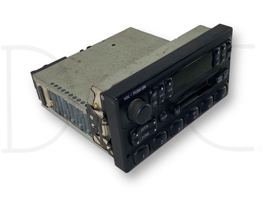 99-04 Ford F250 F350 Factory Radio Head Unit AM/FM Cassette Tape Deck OEM