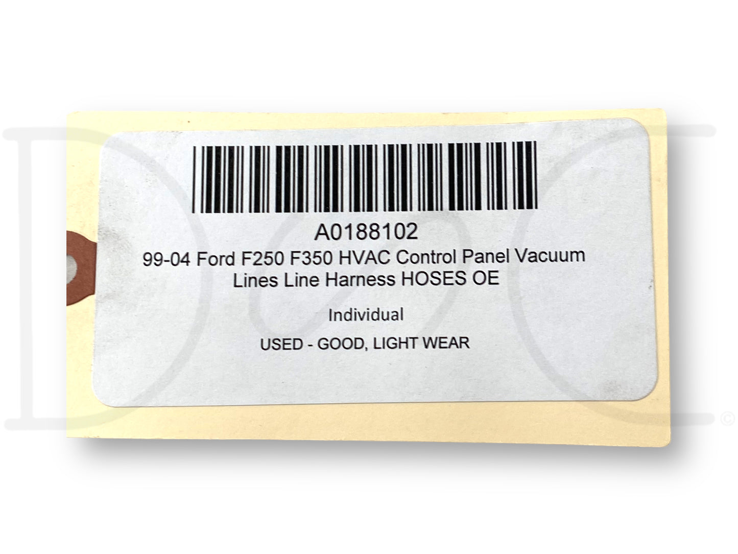 99-04 Ford F250 F350 HVAC Control Panel Vacuum Lines Line Harness Hoses OE