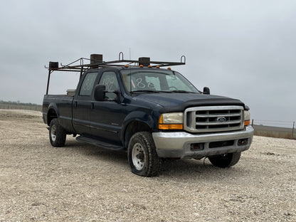 99-07 Ford F250 F350 Rear LH Left Driver Crew Cab Door Green