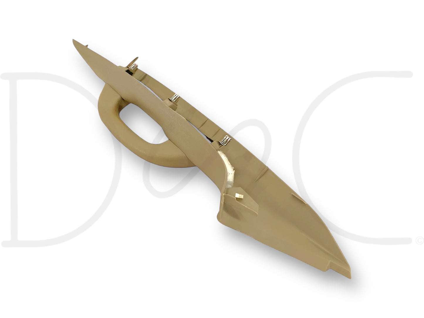 03-07 Ford F250 F350 RH Right Passenger A-Pillar Trim Grab Handle Tan OE