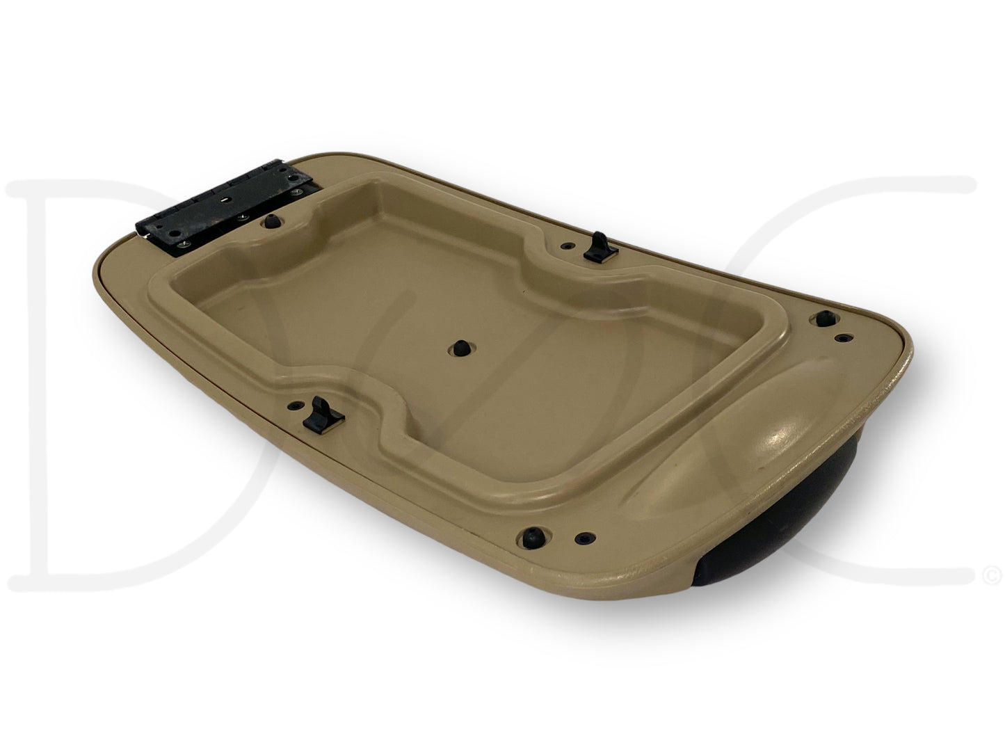 05-07 Ford F250 F350 Super Duty Lariat Center Console Lid Tan / Wood Grain OE