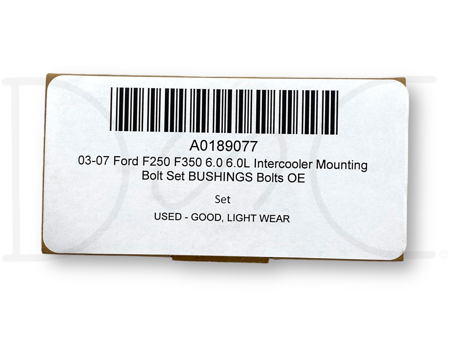 03-07 Ford F250 F350 6.0 6.0L Intercooler Mounting Bolt Set Bushings Bolts OE