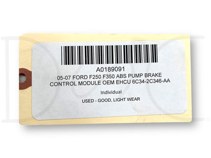 05-07 Ford F250 F350 ABS Pump Brake Control Module OEM EHCU 6C34-2C346-Aa