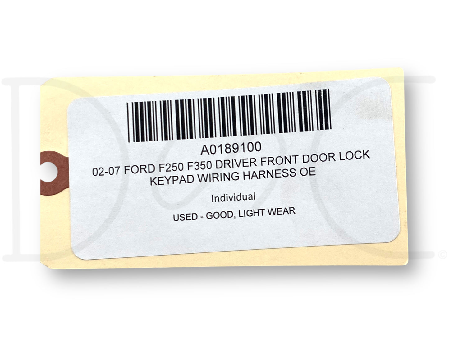 02-07 Ford F250 F350 Driver Front Door Lock Keypad Wiring Harness OE