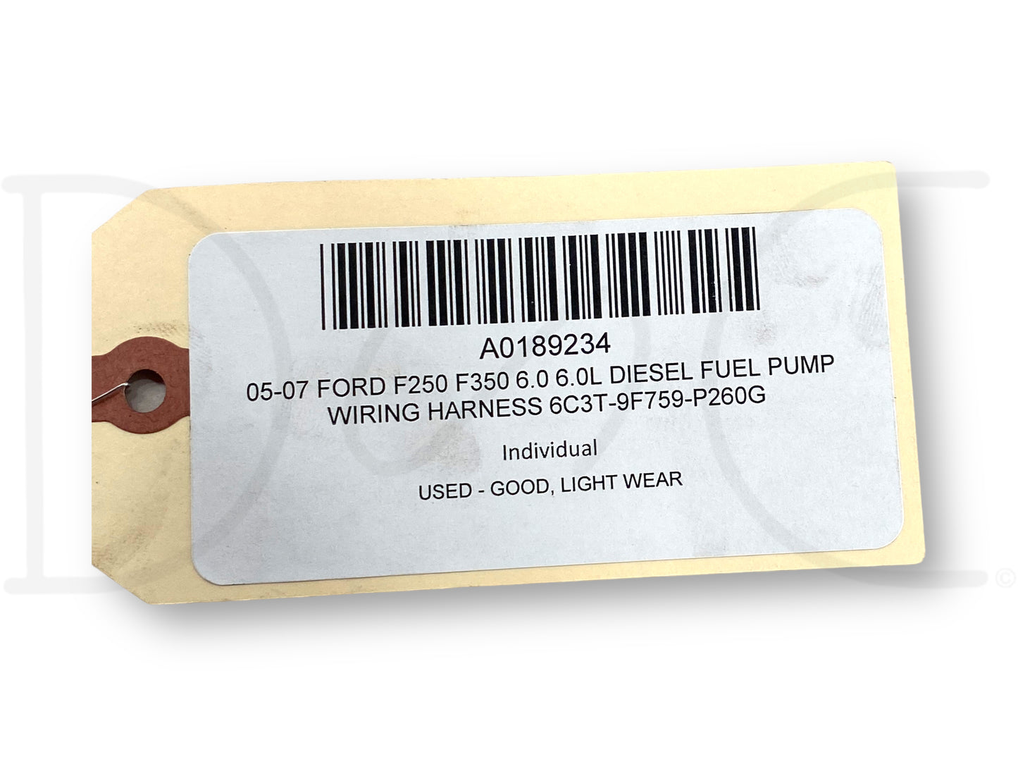 05-07 Ford F250 F350 6.0 6.0L Diesel Fuel Pump Wiring Harness 6C3T-9F759-P260G